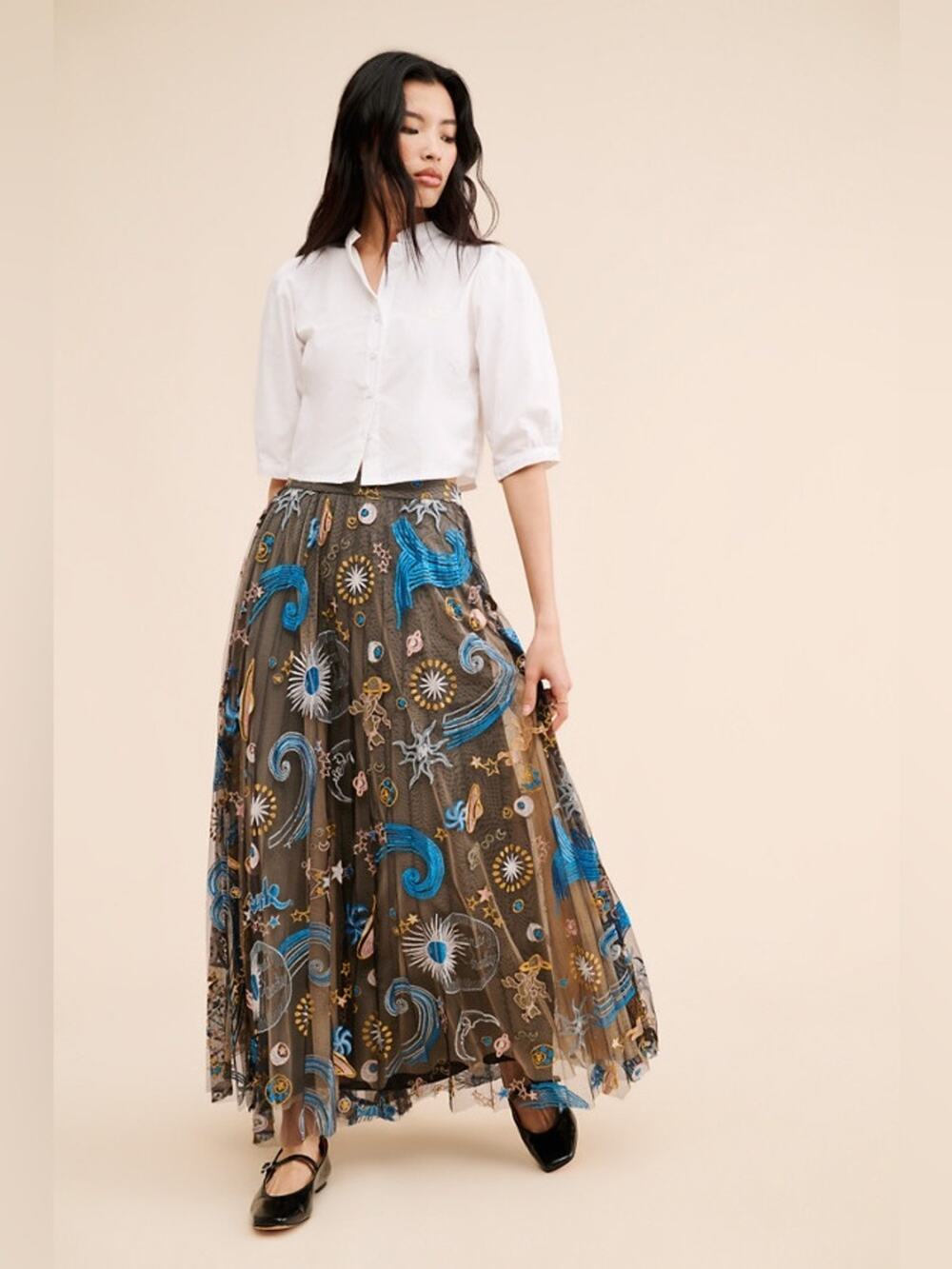 Geisha Designs Icon Tulle Maxi Skirt